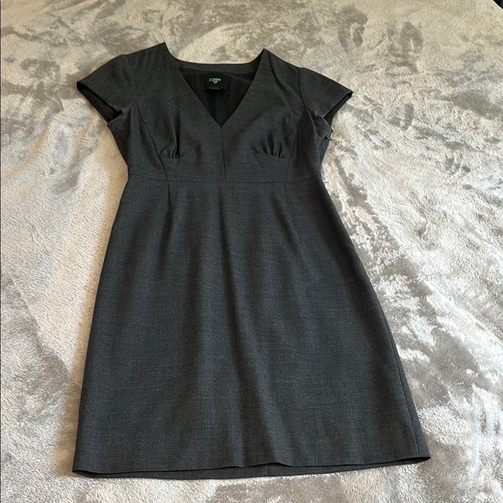 J Crew Suiting-Classic Gray Women's Dress
